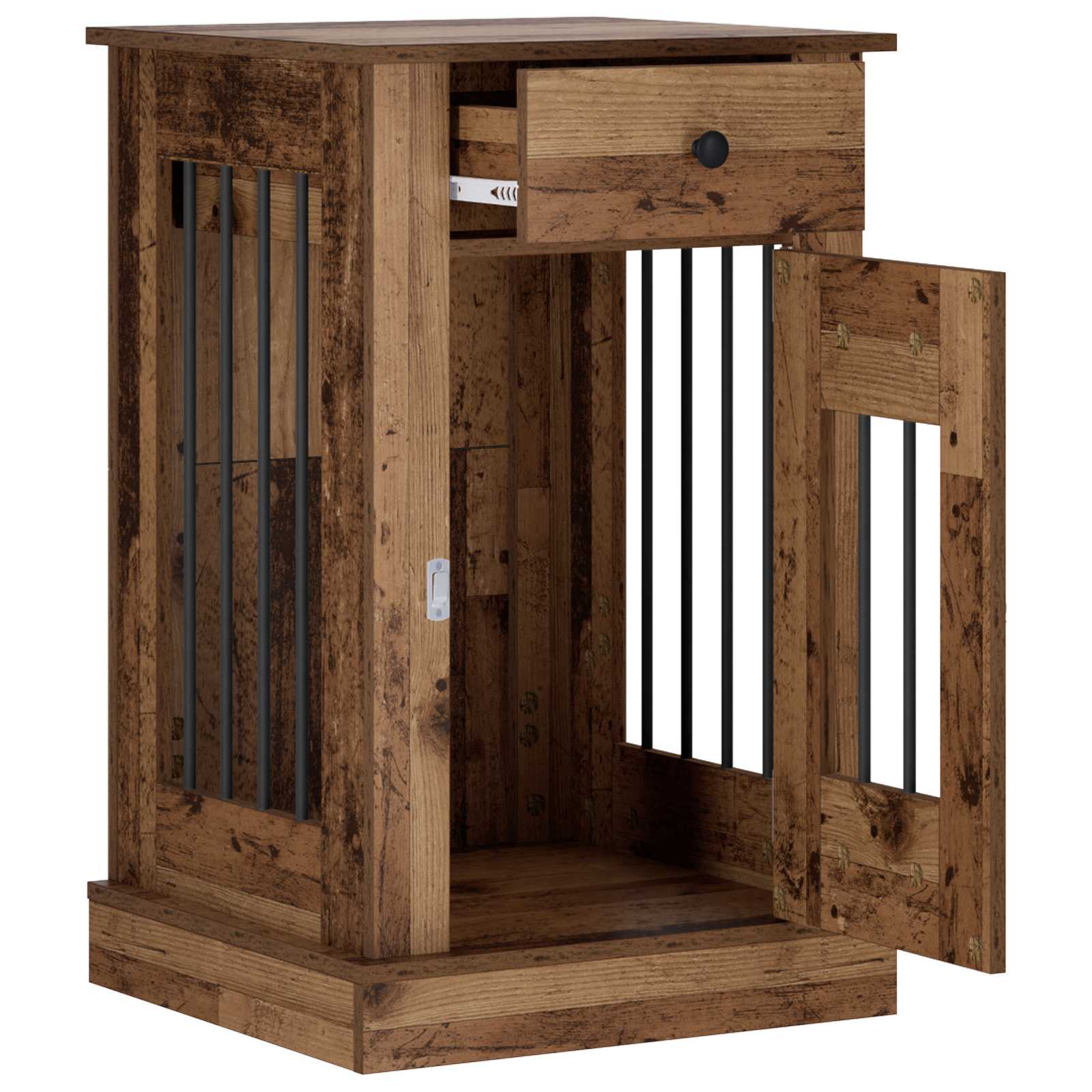 Mobile da cassa per cani Legno antico 50 x 47,5 x 80 cm