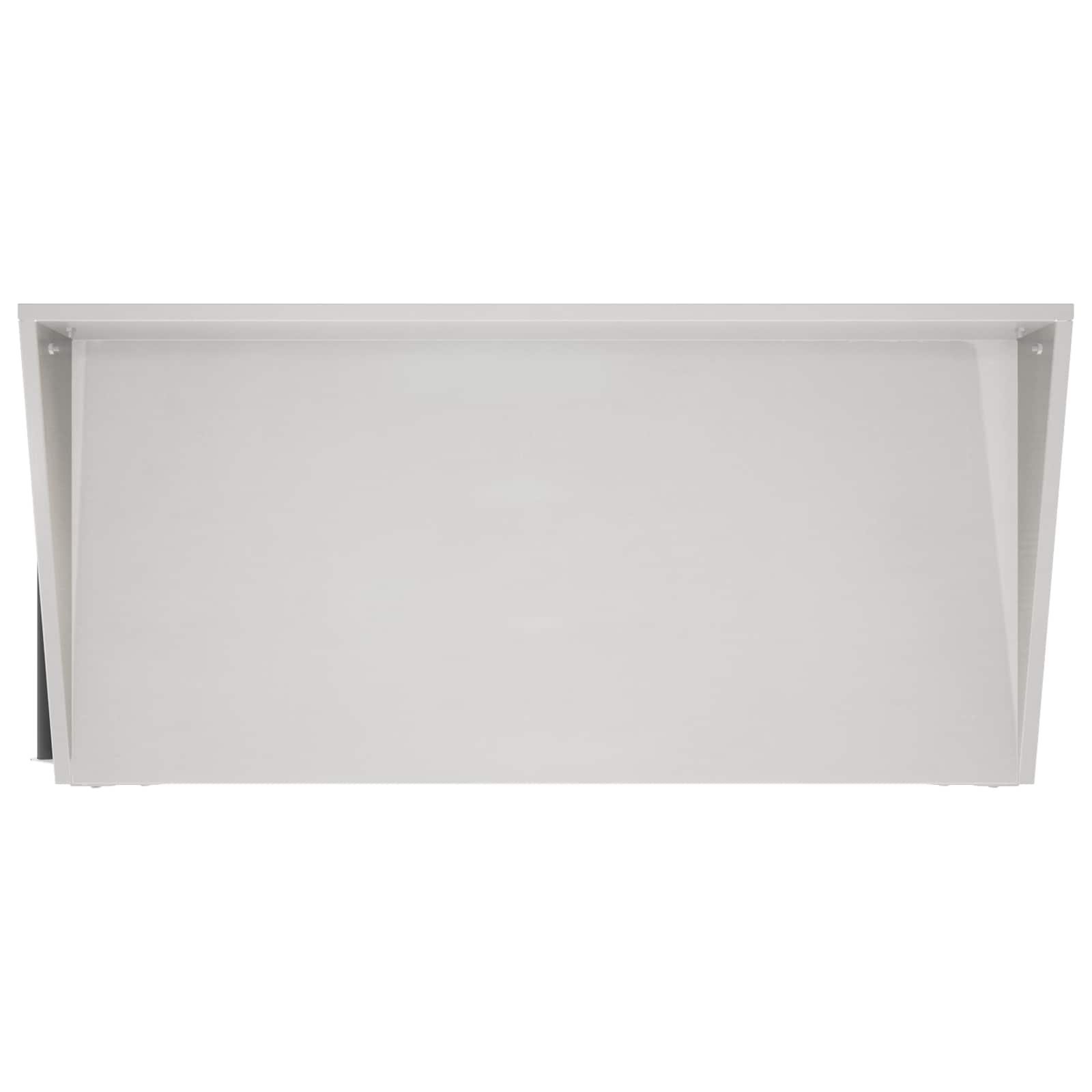 Tavolo da Vaso con Ruote 96 x 50 x 89 cm Acciaio Inox Argento