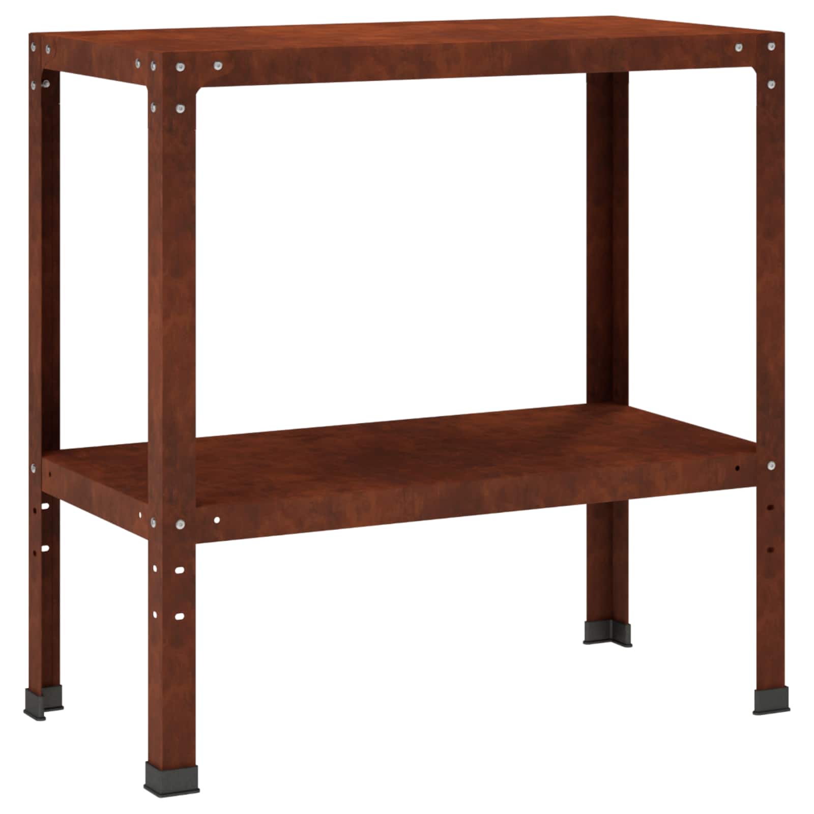 Tavolo da rinvaso 100 x 40 x 80 cm Acciaio Corten Ruggine