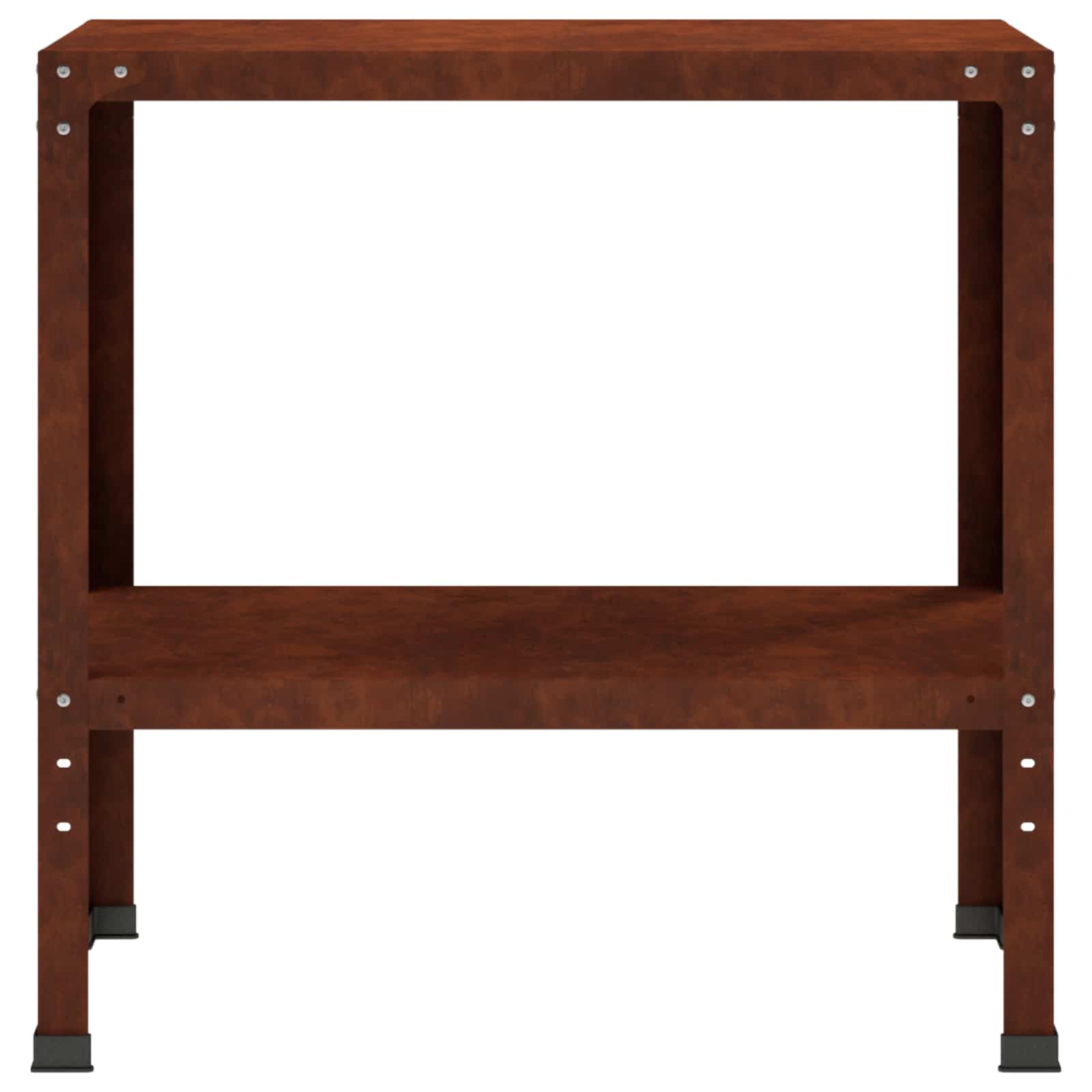 Tavolo da rinvaso 100 x 40 x 80 cm Acciaio Corten Ruggine