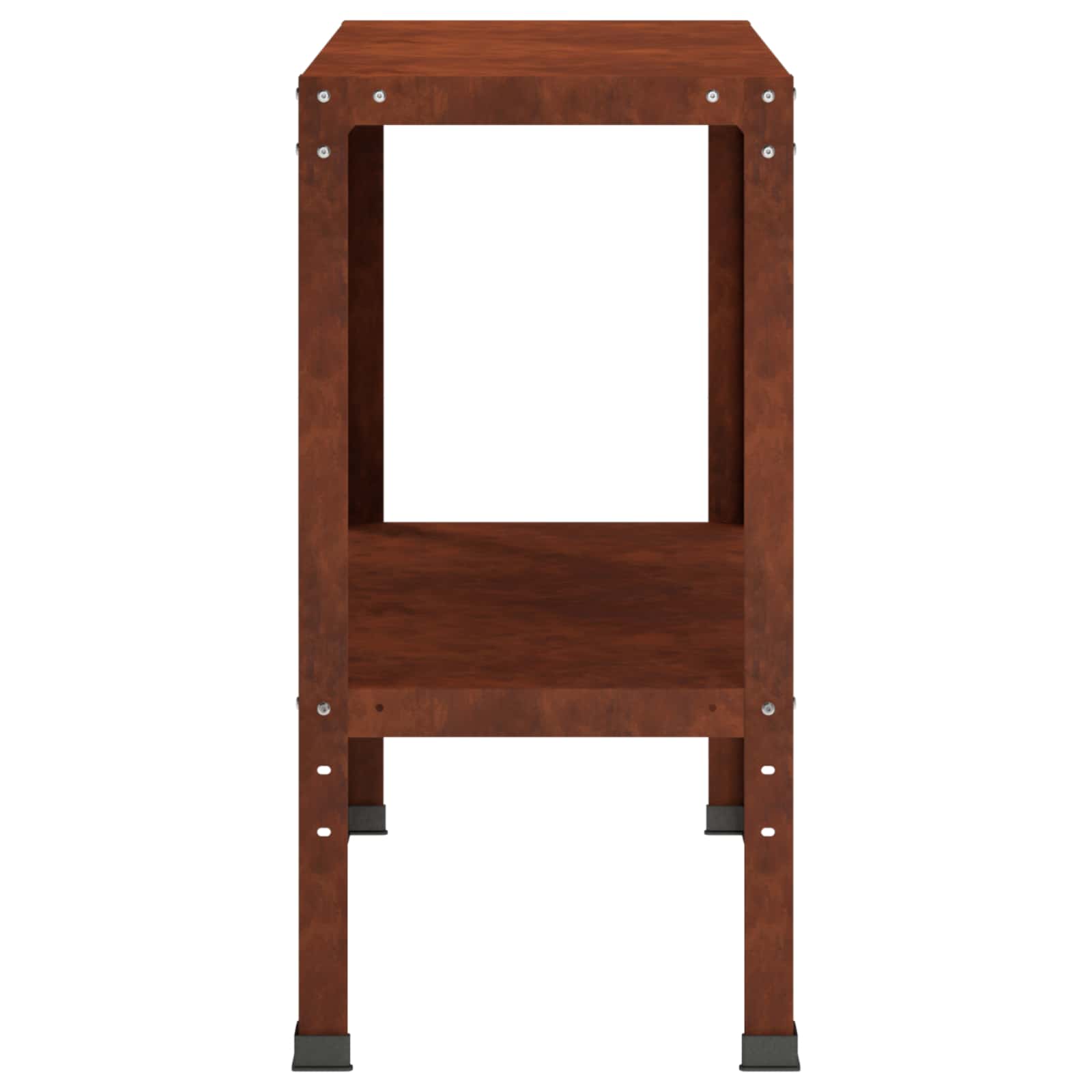 Tavolo da rinvaso 100 x 40 x 80 cm Acciaio Corten Ruggine