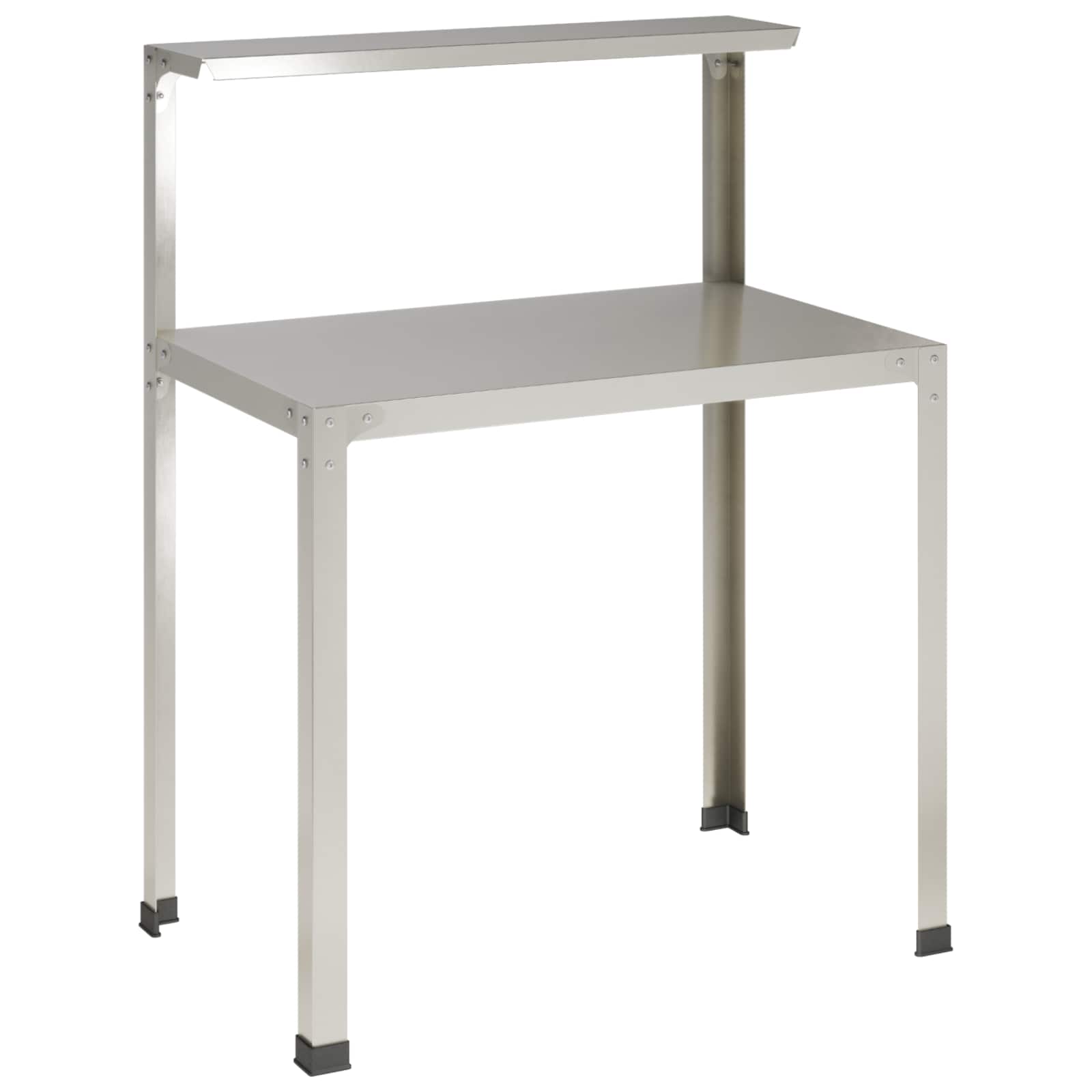 Tavolo da rinvaso 100 x 50 x 104 cm Acciaio Inox Argento
