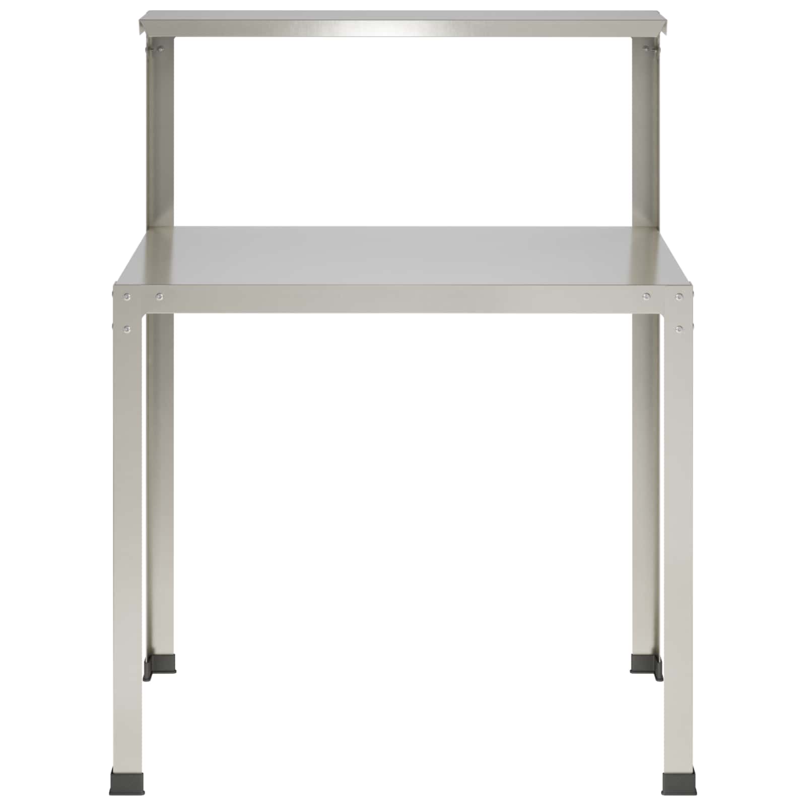 Tavolo da rinvaso 100 x 50 x 104 cm Acciaio Inox Argento