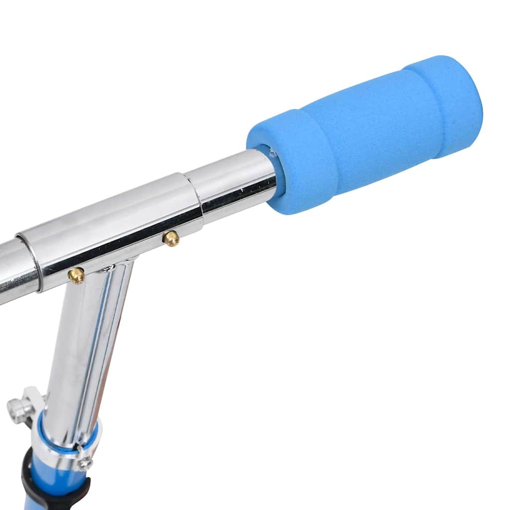 Monopattino Bambini 2 Ruote Manubrio Regolabile Alluminio Blu