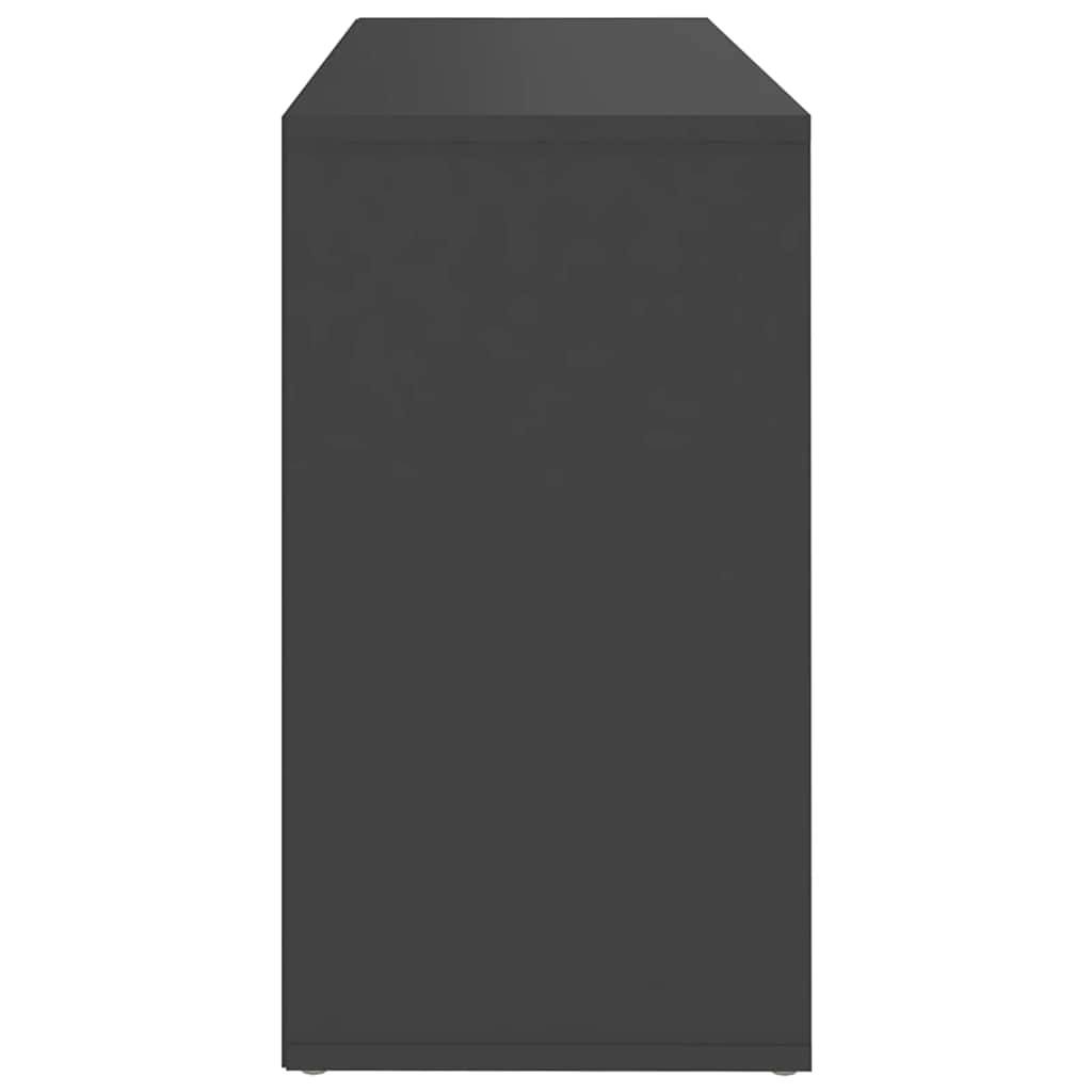 Scarpiera con Panchina Grigia 103x30x55 cm Legno Multistrato