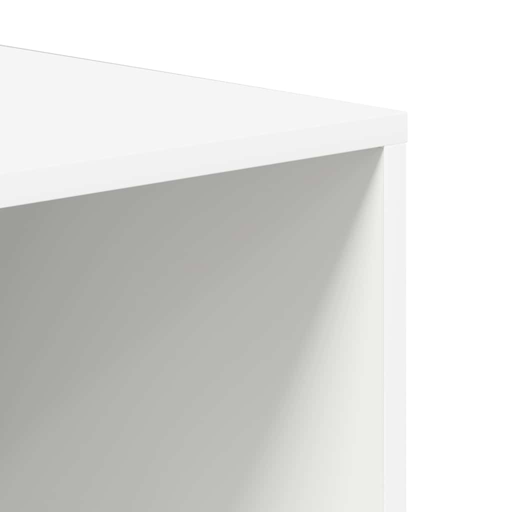 Scarpiera con Panchina Bianca 102x35x35 cm in Legno Multistrato