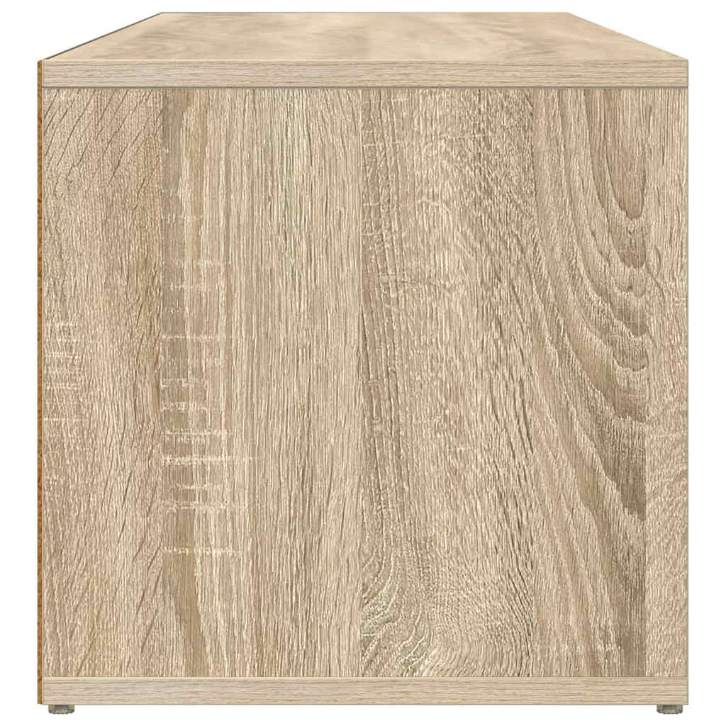 Panca Porta Scarpe Rovere Sonoma 102x35x35 cm Legno Multistrato