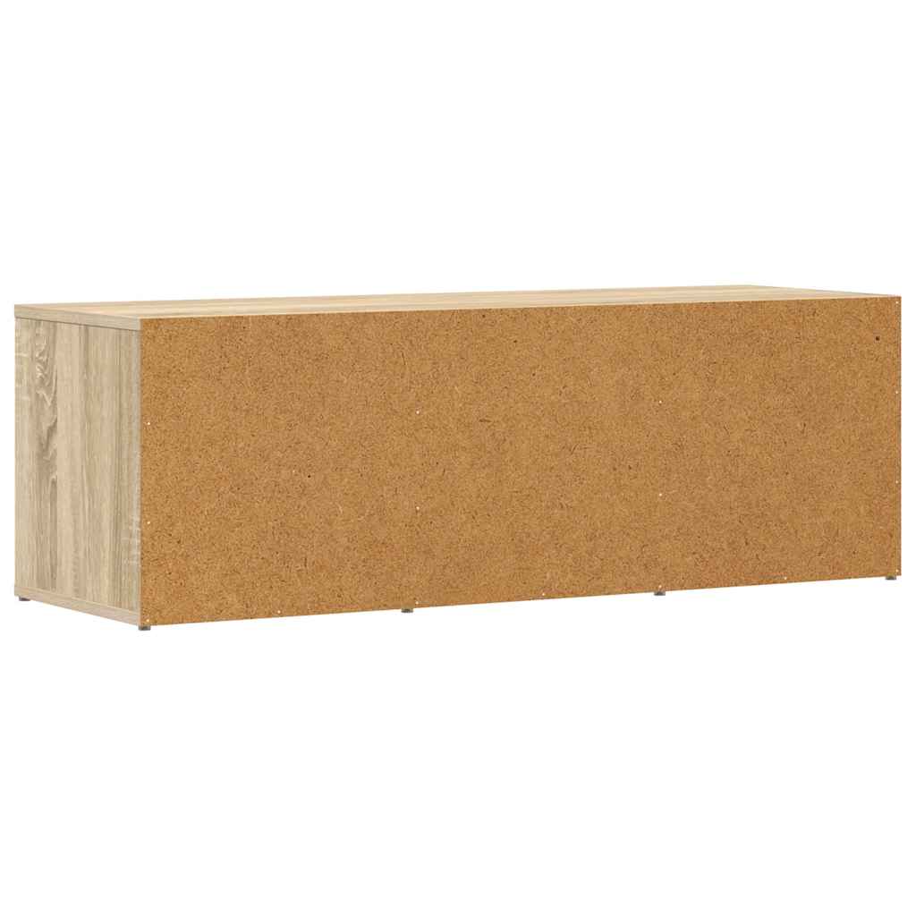 Panca Porta Scarpe Rovere Sonoma 102x35x35 cm Legno Multistrato