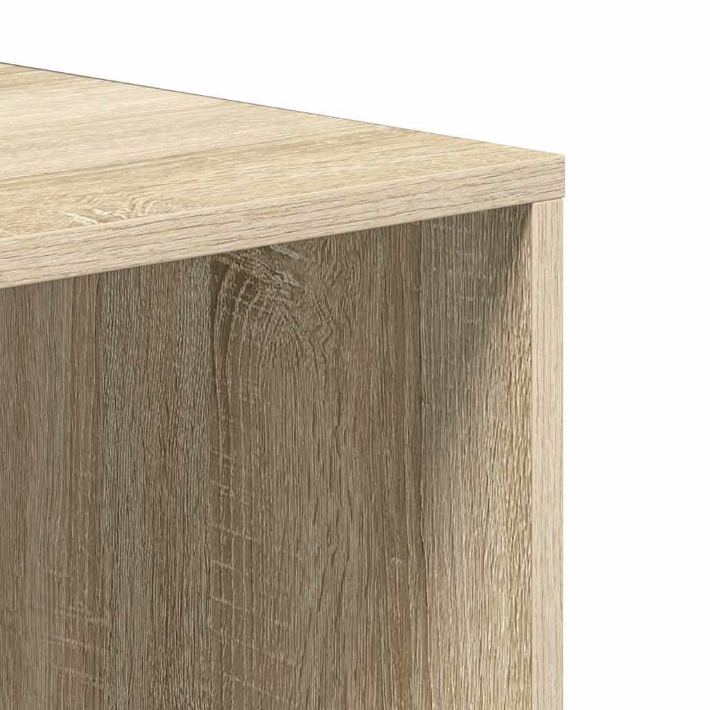 Panca Porta Scarpe Rovere Sonoma 102x35x35 cm Legno Multistrato