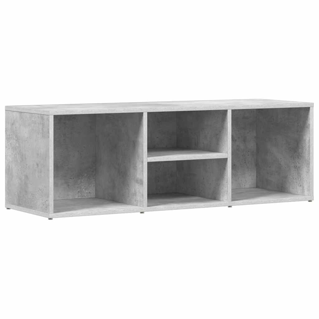 Panca Porta Scarpe Grigio Cemento 102x35x35cm Legno Multistrato