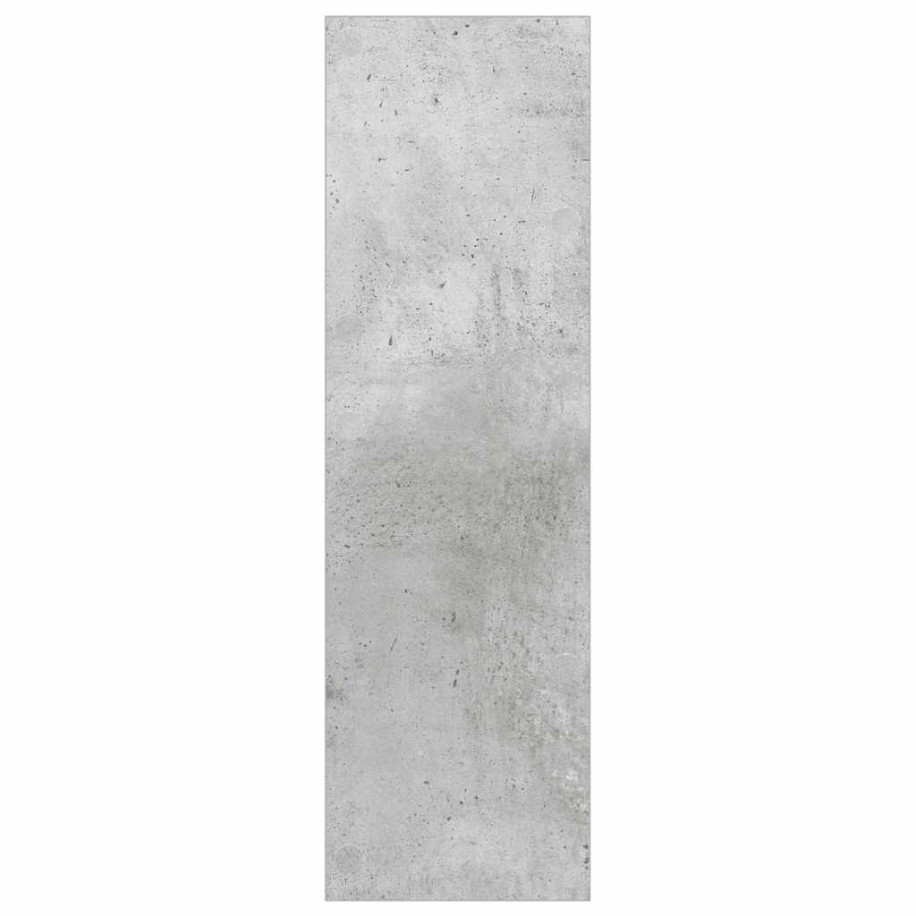 Scarpiere Muro 2pz Grigio Cemento 60x18x60cm Legno Multistrato