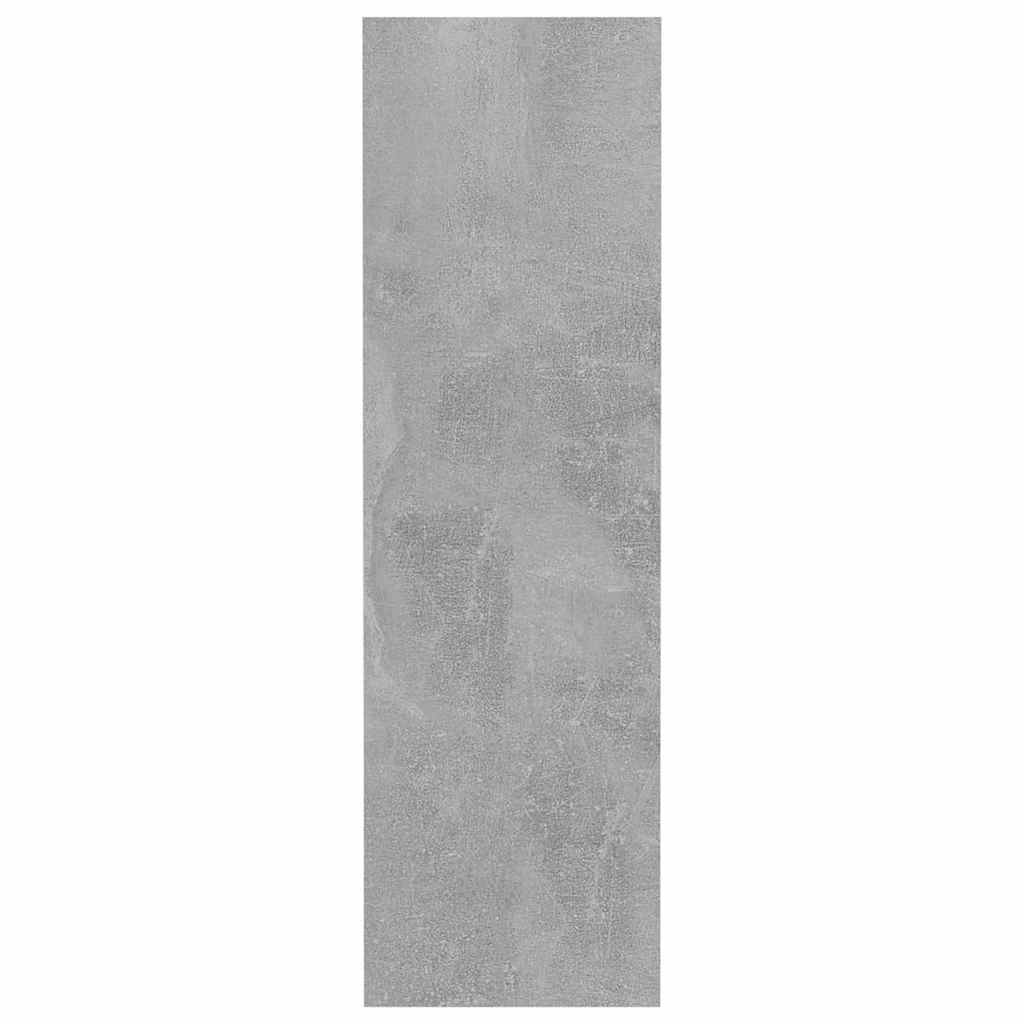 Scarpiere Muro 4pz Grigio Cemento 60x18x60cm Legno Multistrato