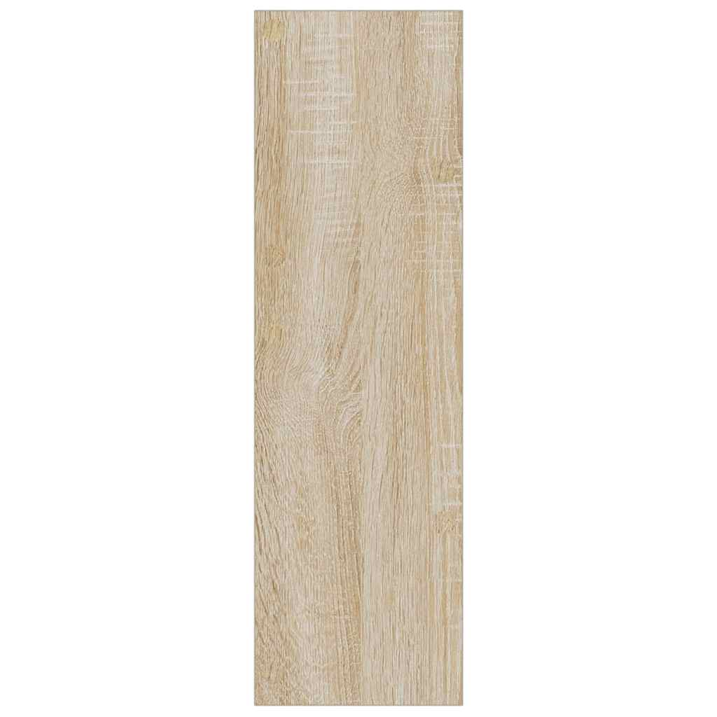 Scarpiera a Muro Rovere Sonoma 80x18x60 cm in Legno Multistrato