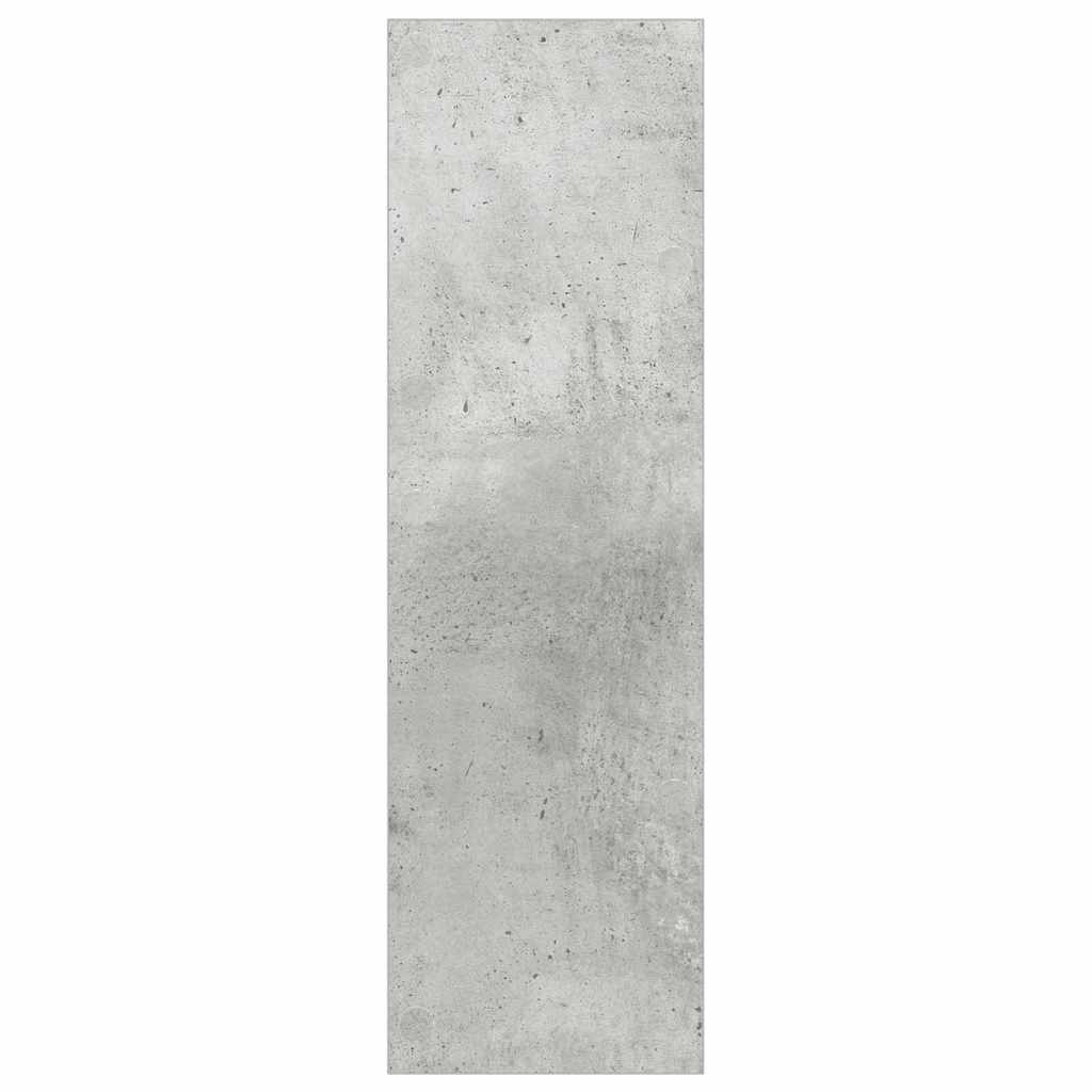 Scarpiere Muro 2pz Grigio Cemento 80x18x60cm Legno Multistrato