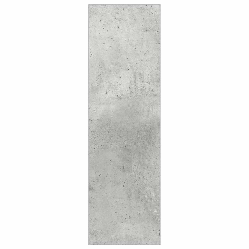 Scarpiere Muro 2pz Grigio Cemento 80x18x60cm Legno Multistrato