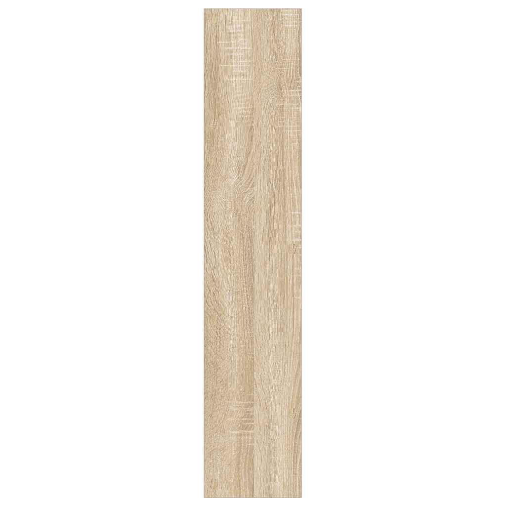Scarpiera a Muro Rovere Sonoma 60x18x90 cm in Legno Multistrato