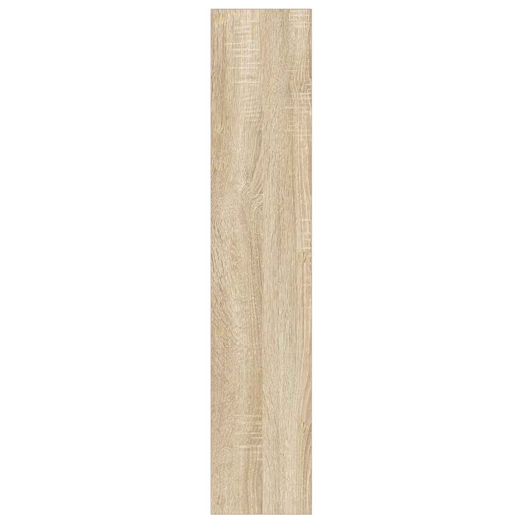 Scarpiera a Muro Rovere Sonoma 80x18x90 cm in Legno Multistrato