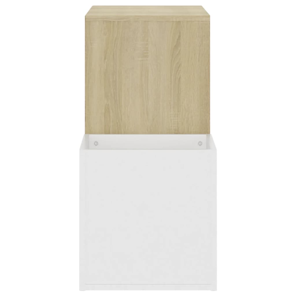 Scarpiera Ingresso Bianco Rovere Sonoma 105x35,5x70 Multistrato