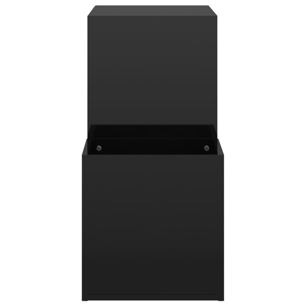Scarpiera Ingresso Nero Lucido 105x35,5x70cm Legno Multistrato