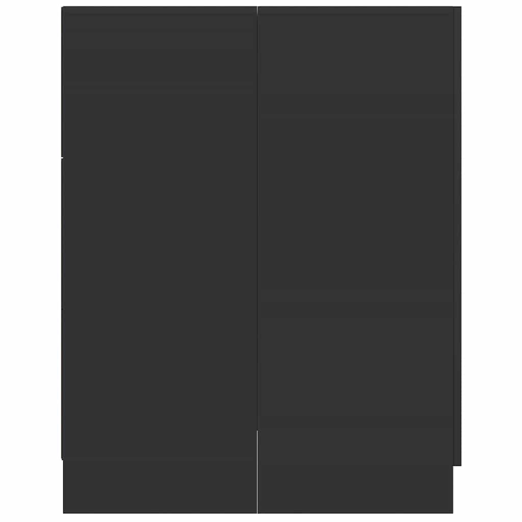 Mobile per Lavatrice Nero 71x71,5x91,5 cm
