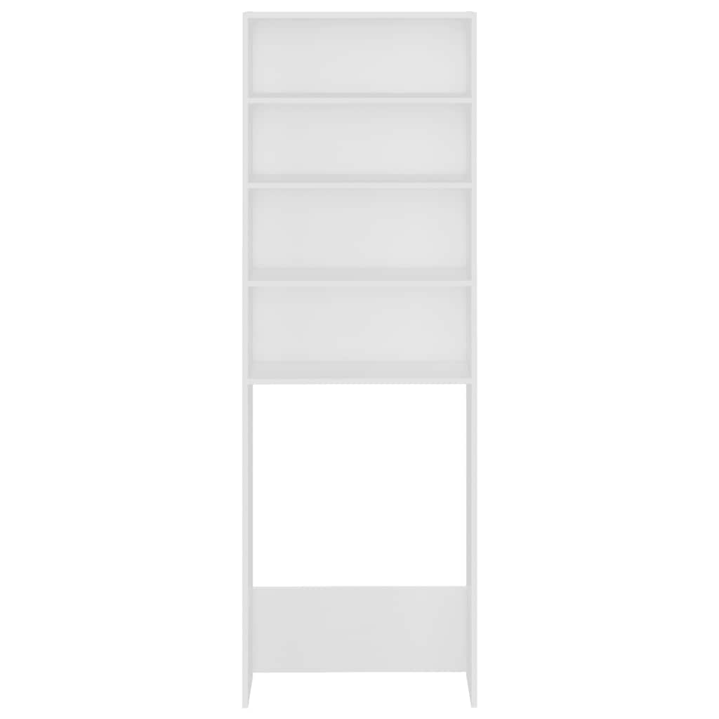 Mobile per Lavatrice Bianco 64x24x190 cm