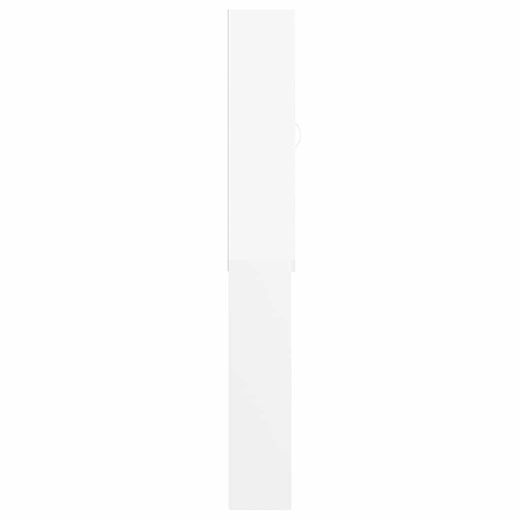 Mobile per Lavatrice Bianco 64x25,5x190 cm