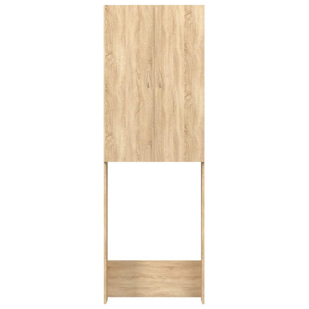 Mobile per Lavatrice Rovere Sonoma 64x25,5x190 cm