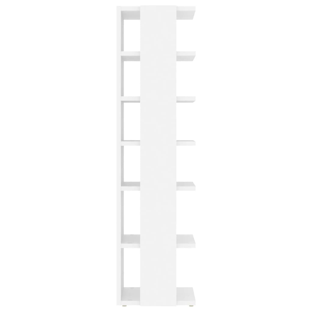 Scarpiere 2 pz Bianche 27,5x27x102 cm in Legno Multistrato