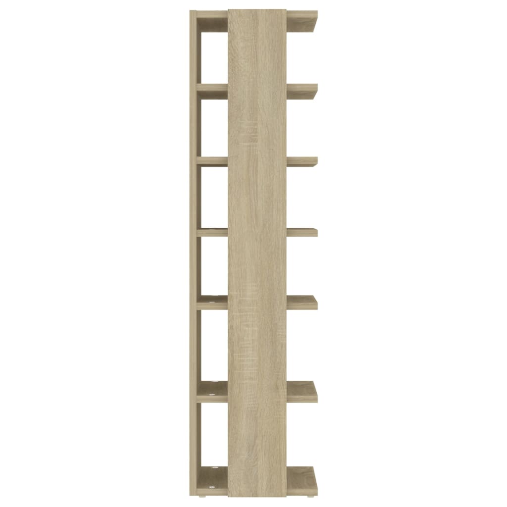 Scarpiera Rovere Sonoma 27,5x27x102 cm in Legno Multistrato