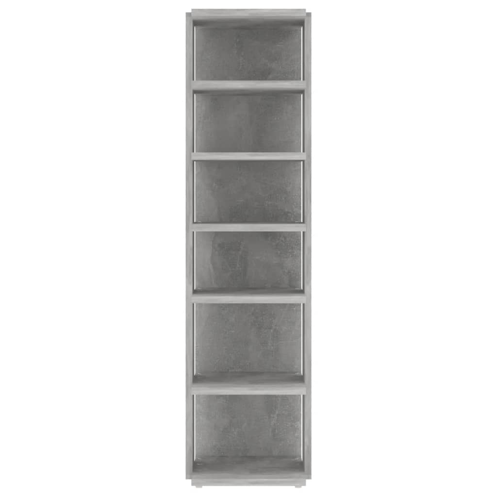 Scarpiere 2 pz Grigio Cemento 27,5x27x102 cm