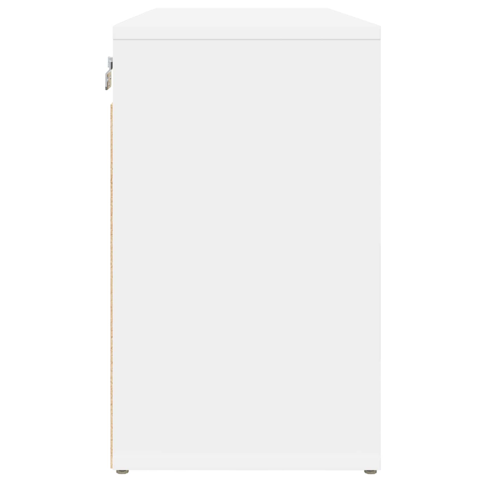 Mobile per scarpe 77,5 x 30 x 51 cm Legno ingegnerizzato Bianco