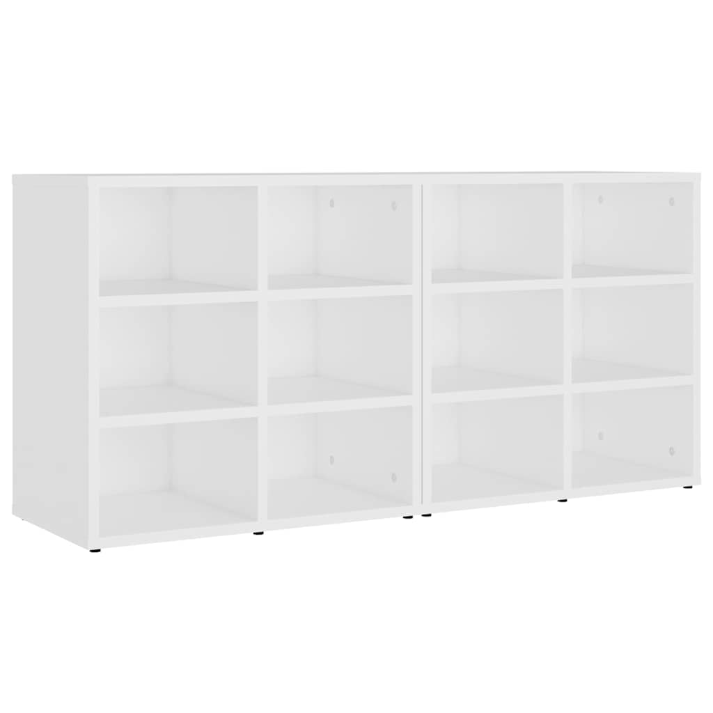 Scarpiere 2 pz Bianche 52,5x30x50 cm