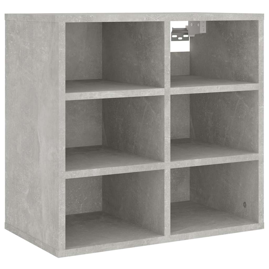 Scarpiera Grigio Cemento 52,5x30x50 cm