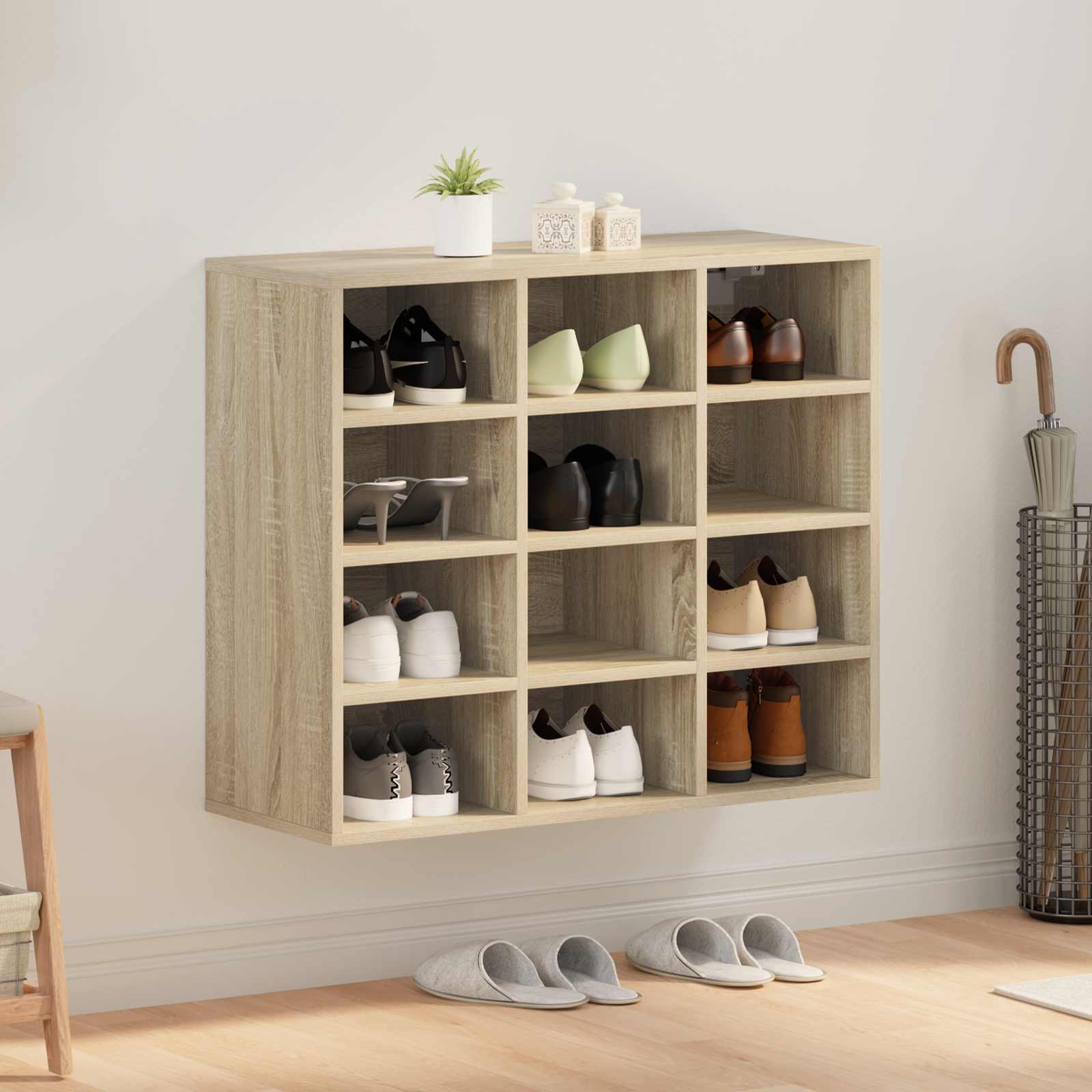Mobile per scarpe 77,5 x 30 x 67 cm Legno ingegnerizzato