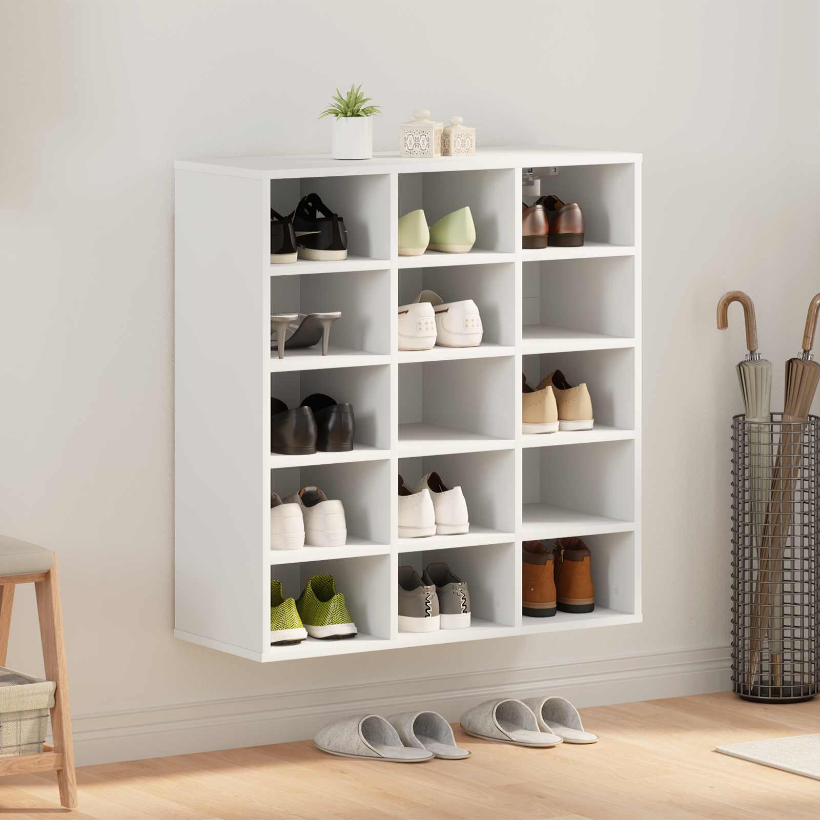 Mobile per scarpe 77,5 x 30 x 83,5 cm Legno ingegnerizzato