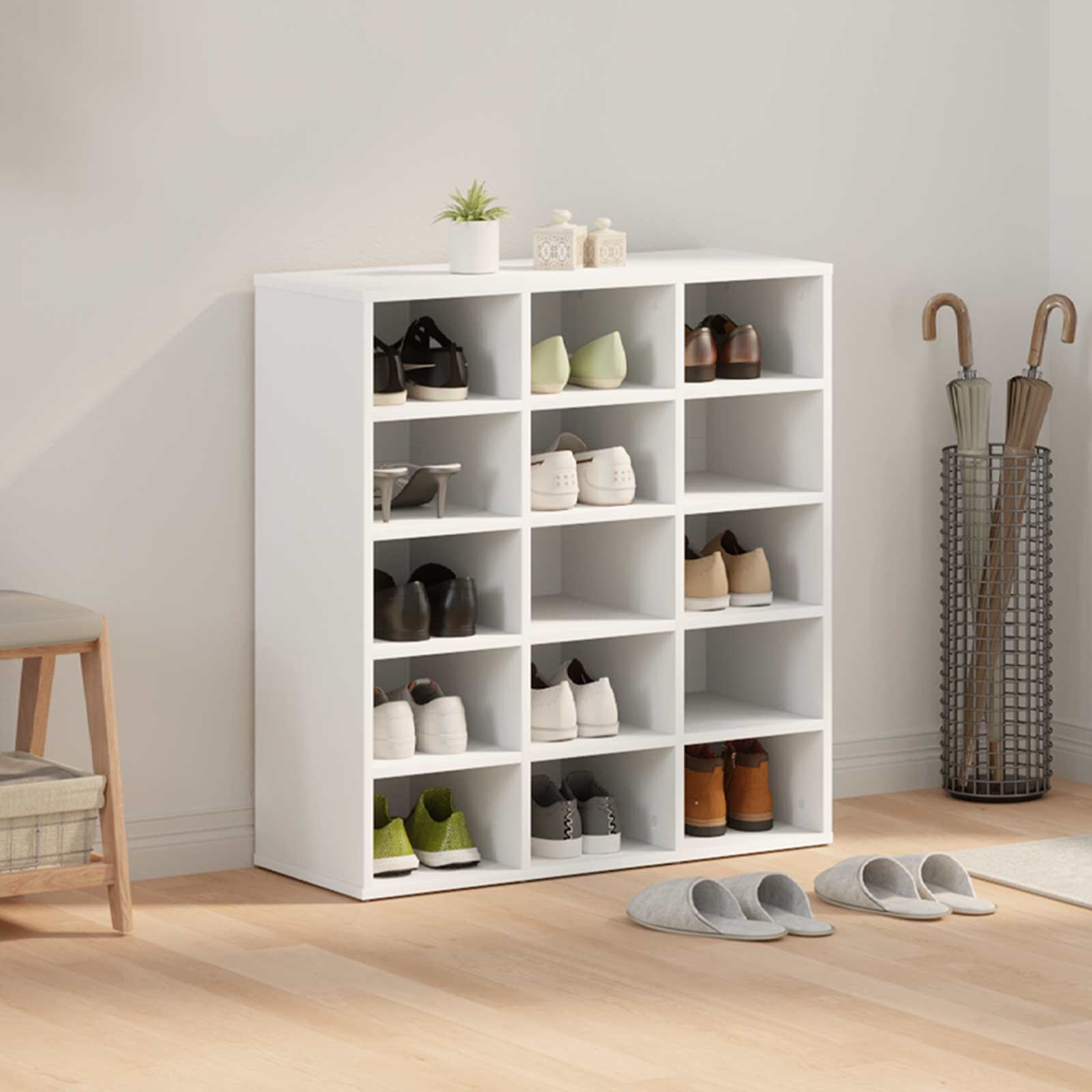 Mobile per scarpe 77,5 x 30 x 83,5 cm Legno ingegnerizzato