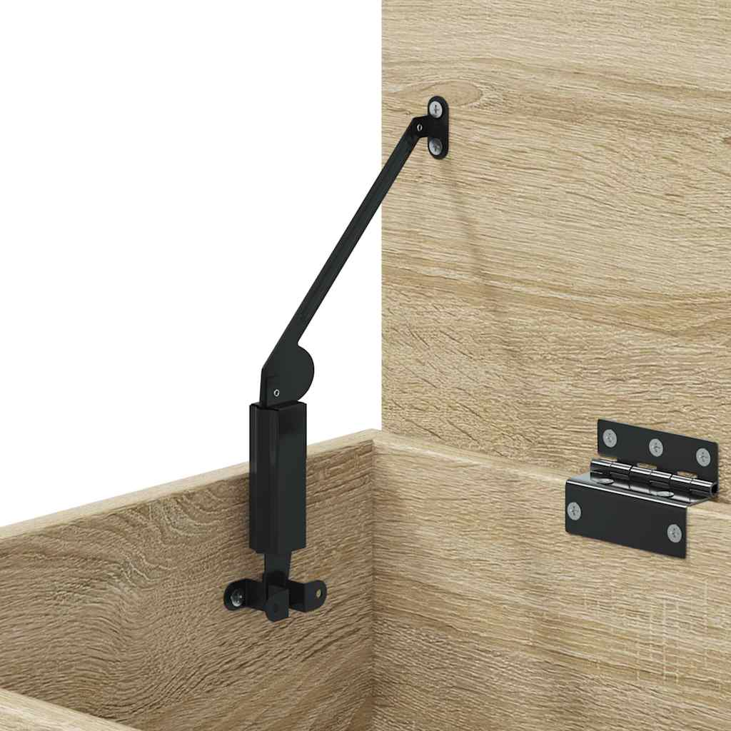 Panca Porta Scarpe Rovere Sonoma 60x30x45 cm Legno Multistrato