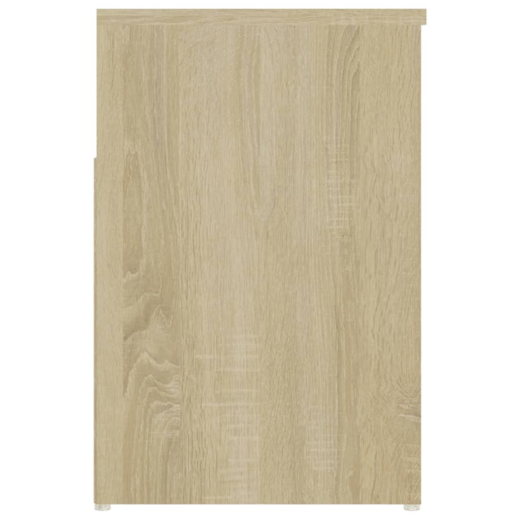 Panca Porta Scarpe Rovere Sonoma 80x30x45 cm Legno Multistrato