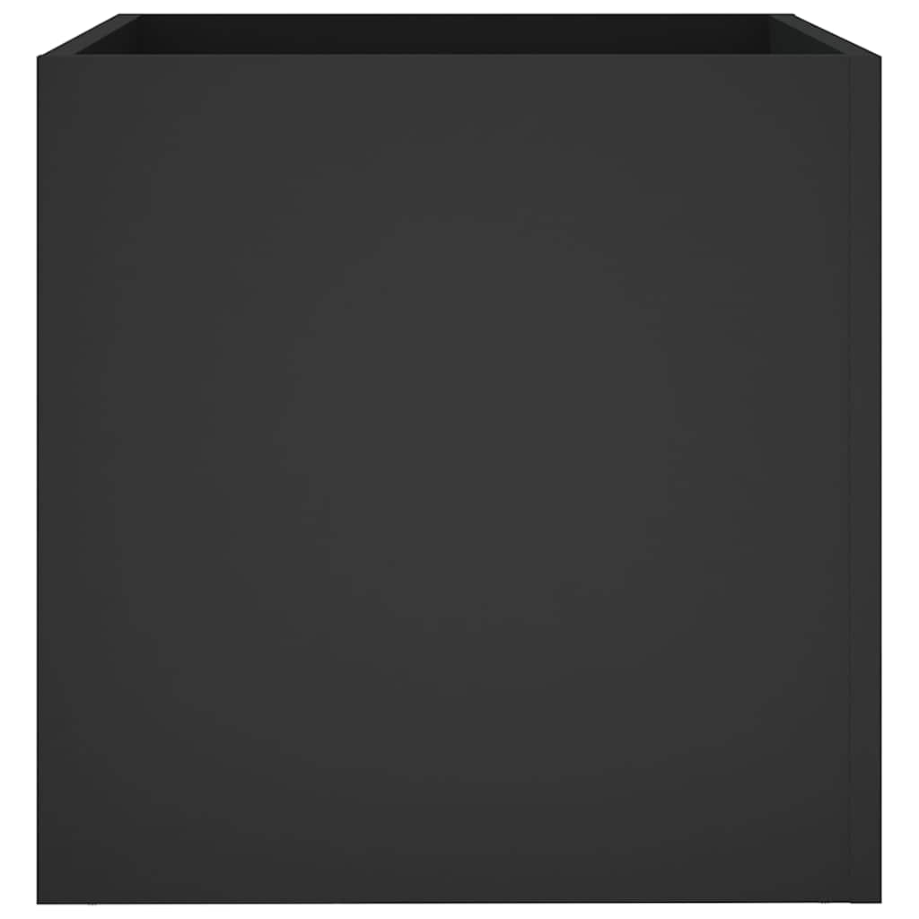 Fioriera Nera 40x40x40 cm in Legno Multistrato