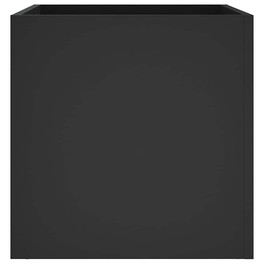 Fioriera Nera 40x40x40 cm in Legno Multistrato