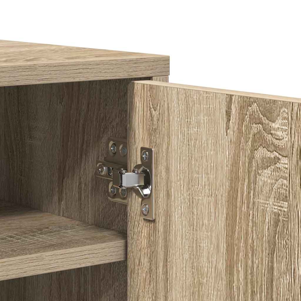 Scarpiera Rovere Sonoma 60x35x70 cm in Legno Multistrato