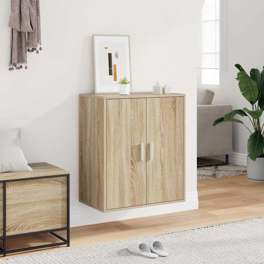 Scarpiera Rovere Sonoma 60x35x70 cm in Legno Multistrato