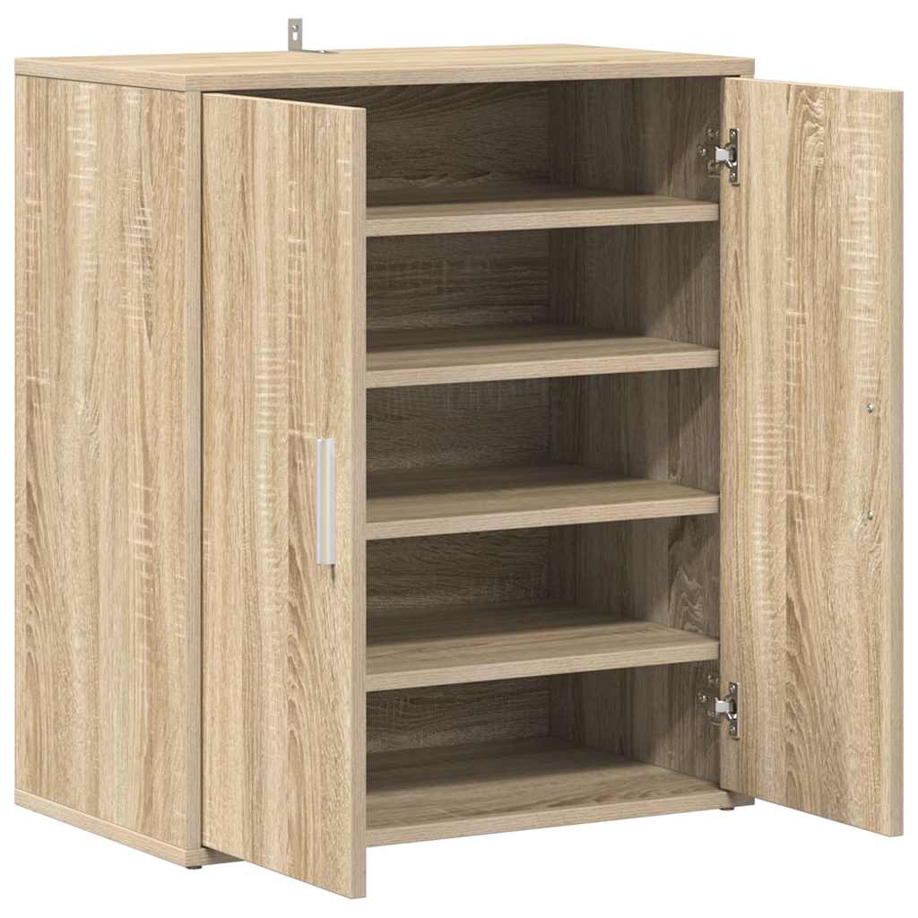 Scarpiera Rovere Sonoma 60x35x70 cm in Legno Multistrato