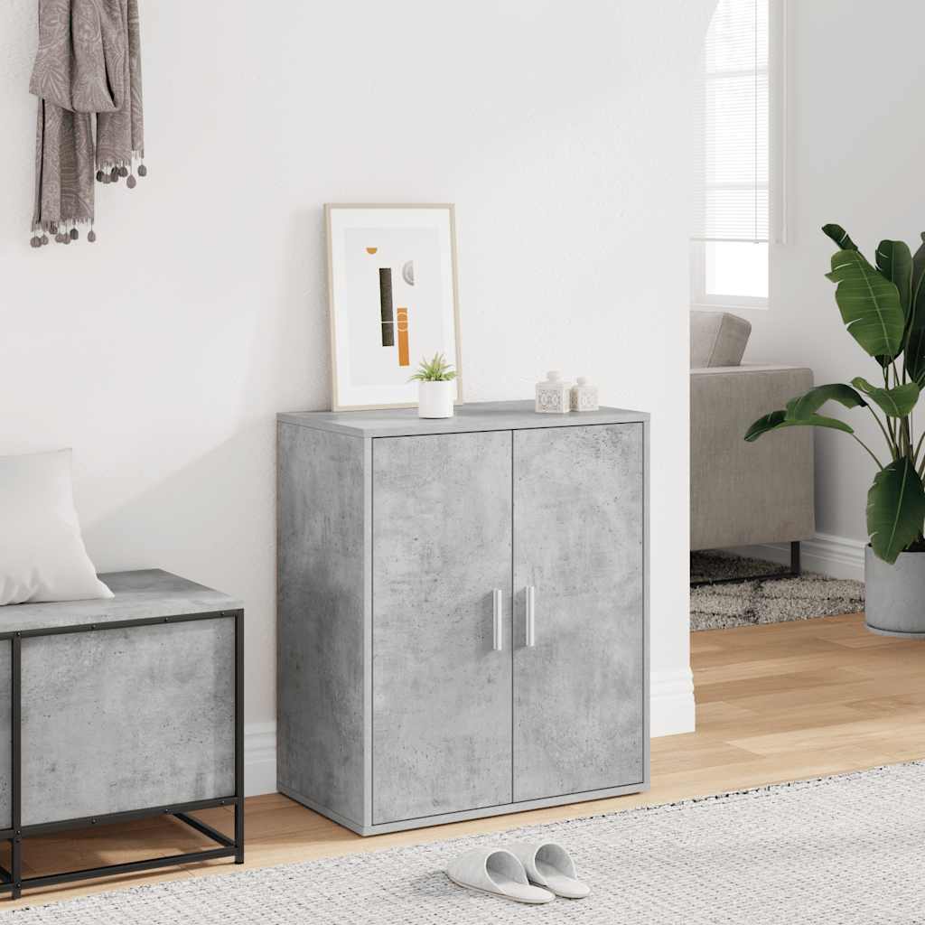 Armadi per scarpe 60 x 35 x 70 cm Grigio Cemento