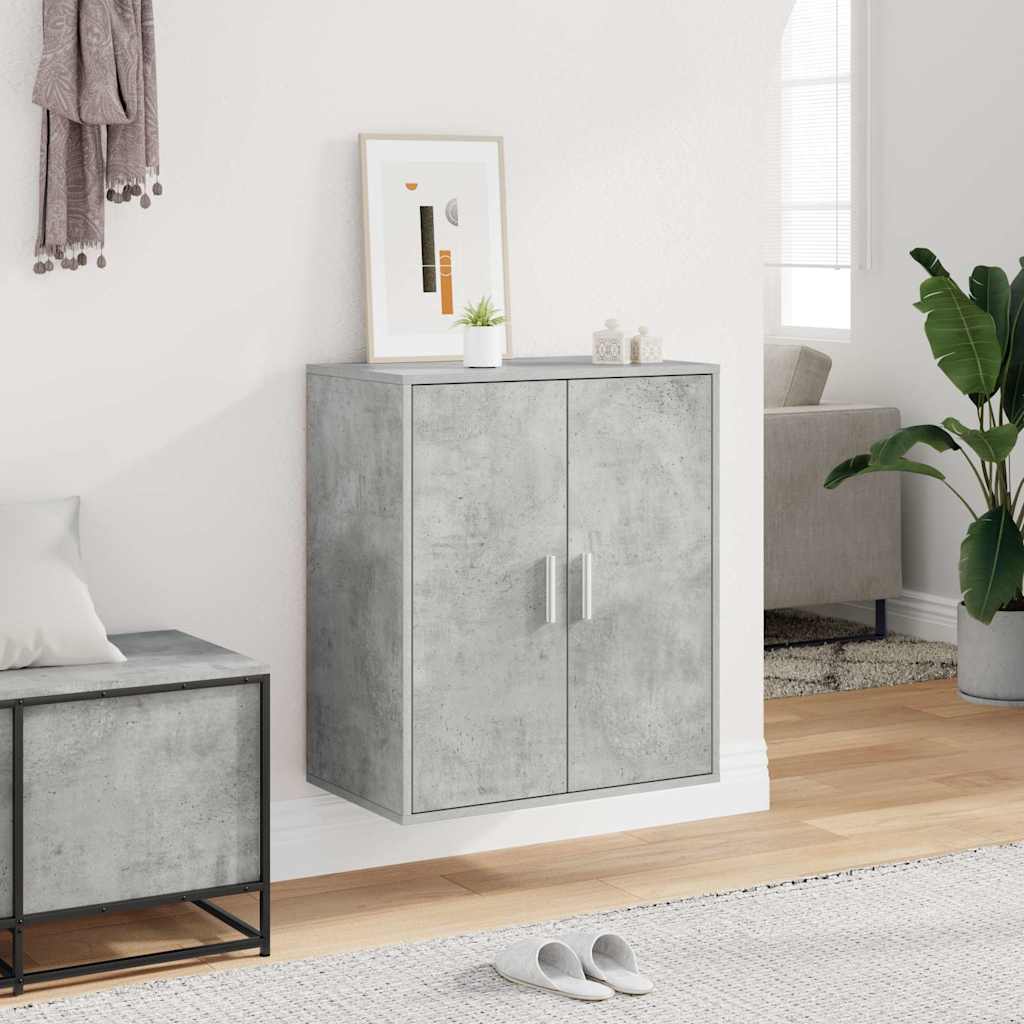 Armadi per scarpe 60 x 35 x 70 cm Grigio Cemento