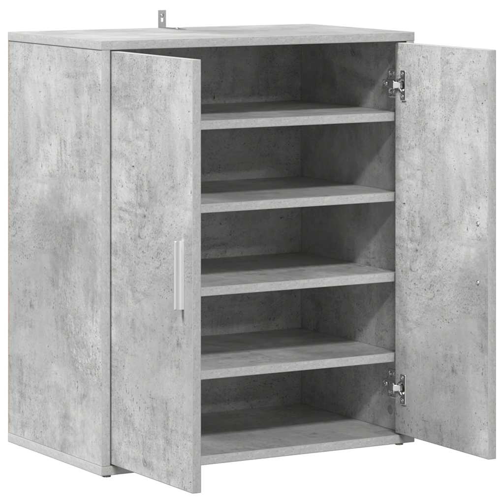 Armadi per scarpe 60 x 35 x 70 cm Grigio Cemento