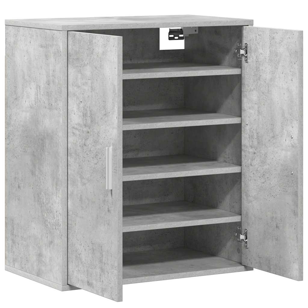 Armadi per scarpe 60 x 35 x 70 cm Grigio Cemento