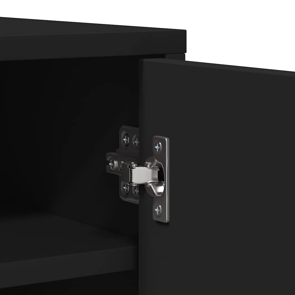 Armadi per scarpe 60 x 35 x 92 cm Nero