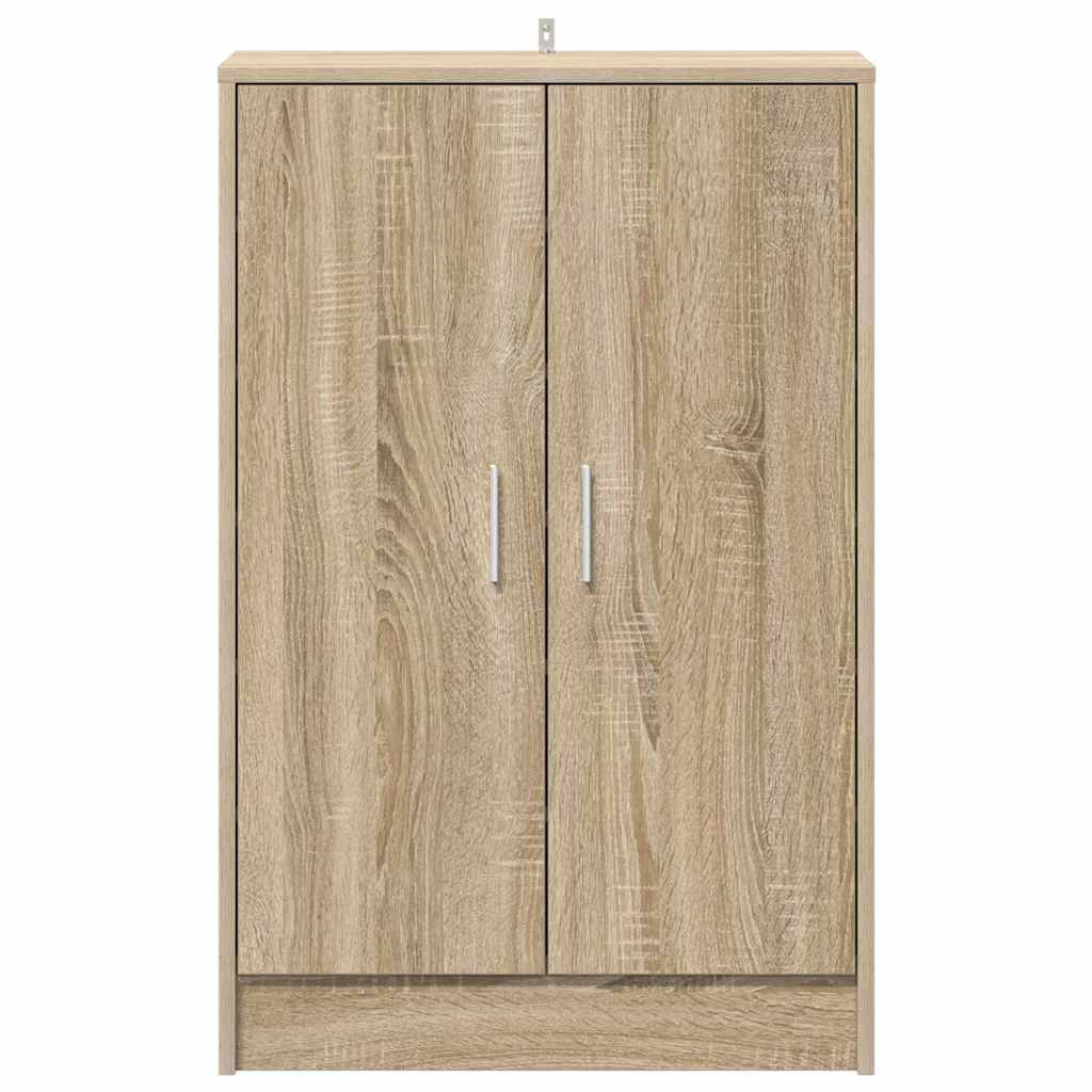 Scarpiera Rovere Sonoma 60x35x92 cm in Legno Multistrato