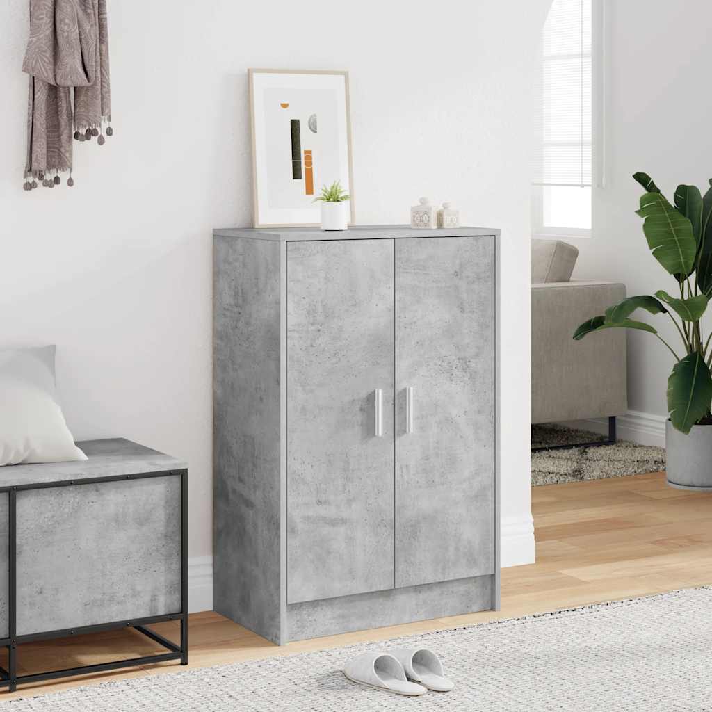 Armadi per scarpe 60 x 35 x 92 cm Grigio Cemento Scarpe